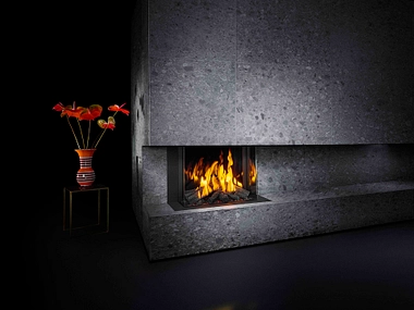 Barbas Gas Fire Panorama 70-55 Gashaard