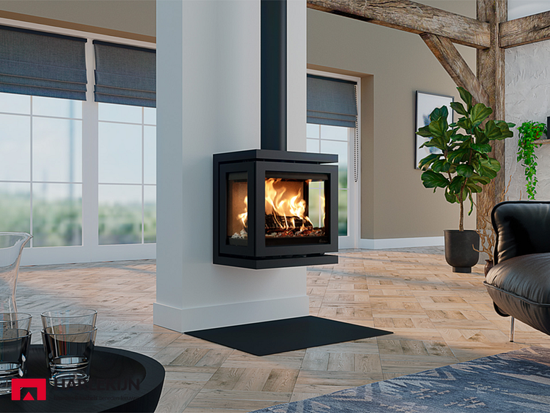 Dik Geurts Vidar Triple Small Wall Houtkachel