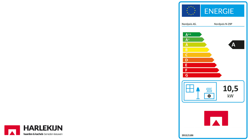 Nordpeis N-29P Houtkachel