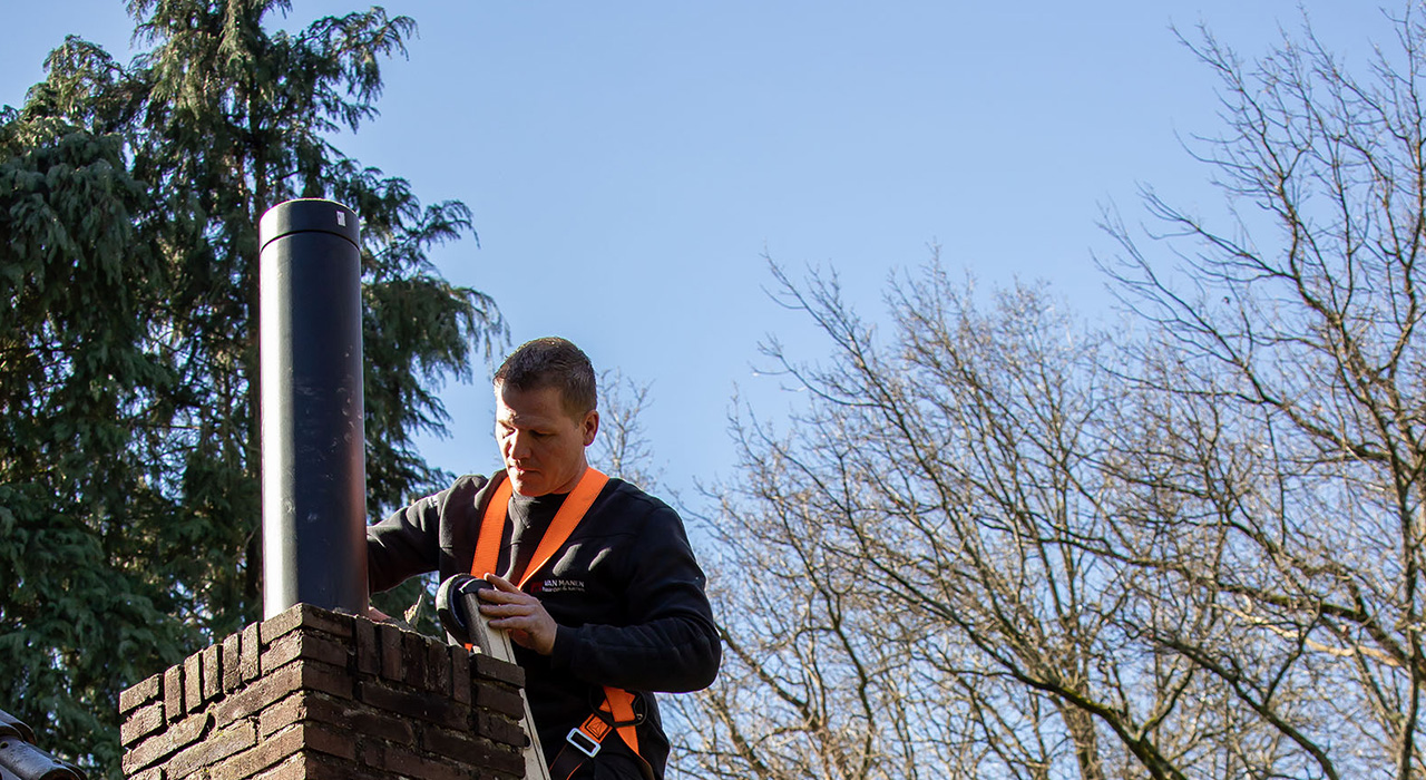 Informatie over de rookafvoer van een kachel