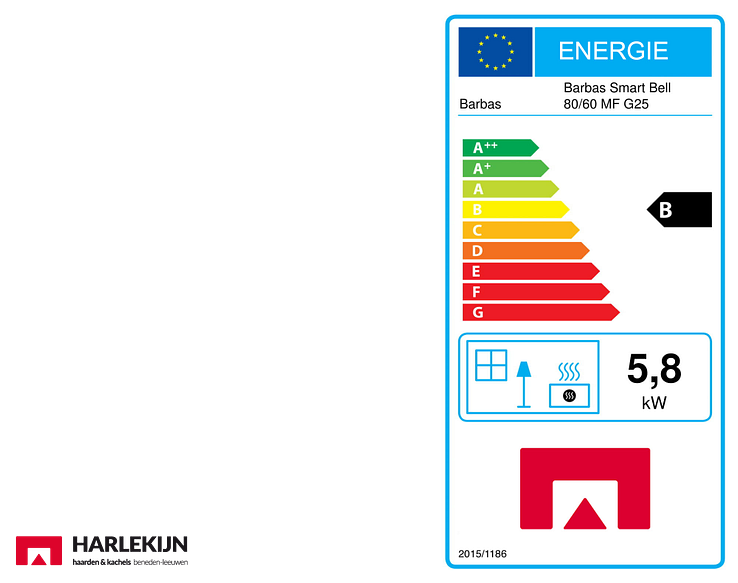 Barbas Gas Fire Smart 80-60 Gashaard