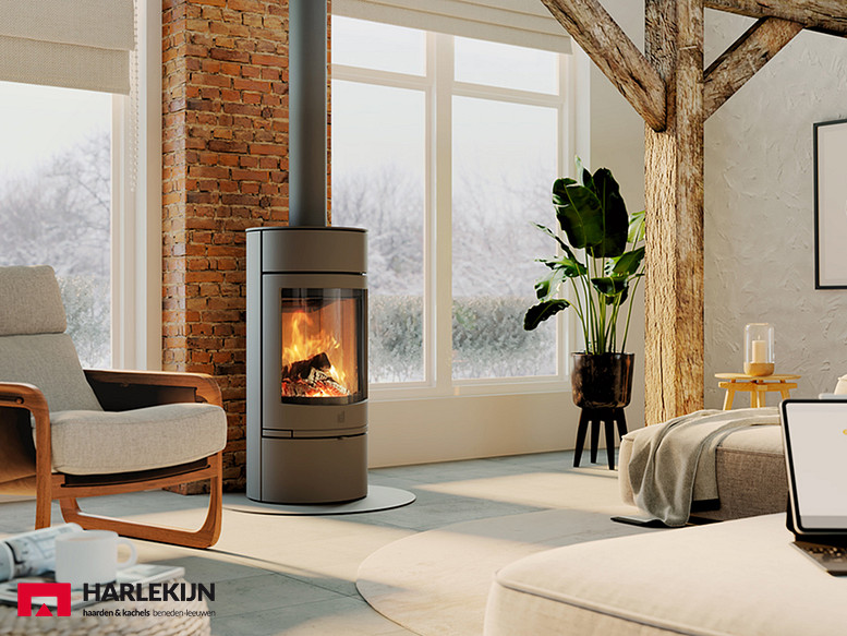 Dik Geurts Orbe Houtkachel