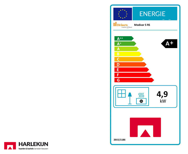 Dik Geurts Modivar 5 Floating Plateau EA Houtkachel