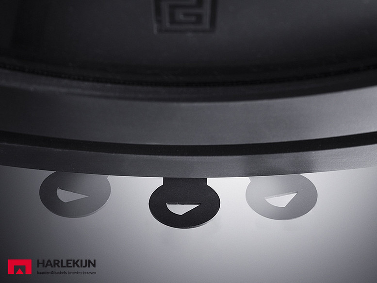 Dik Geurts Oval Front Fixed Houtkachel