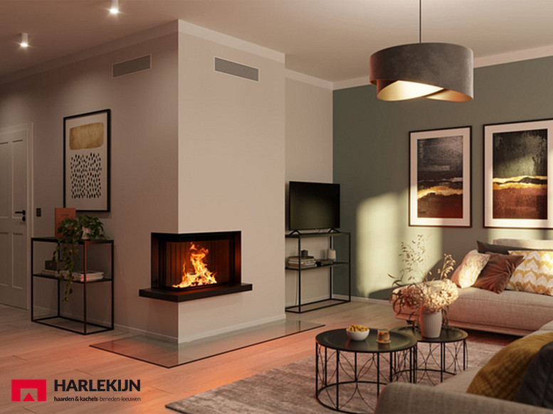 Spartherm Lean Corner 68x28x48 Houtkachel