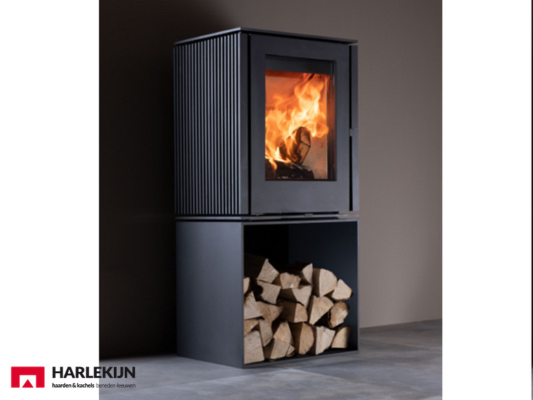 Trimline Woody Loft onderstel staal Houtkachel