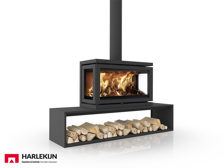 Dik Geurts Vidar Triple Large Straight Plateau Houtkachel