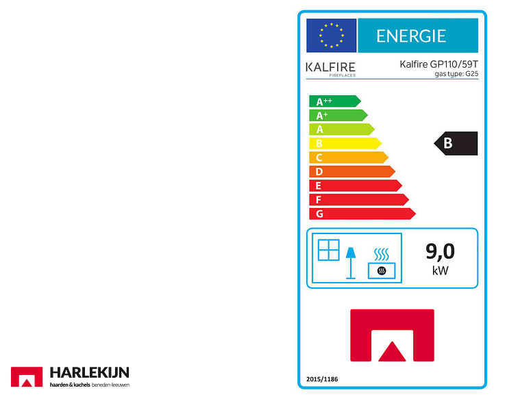 Kalfire GP110/59T Gashaard