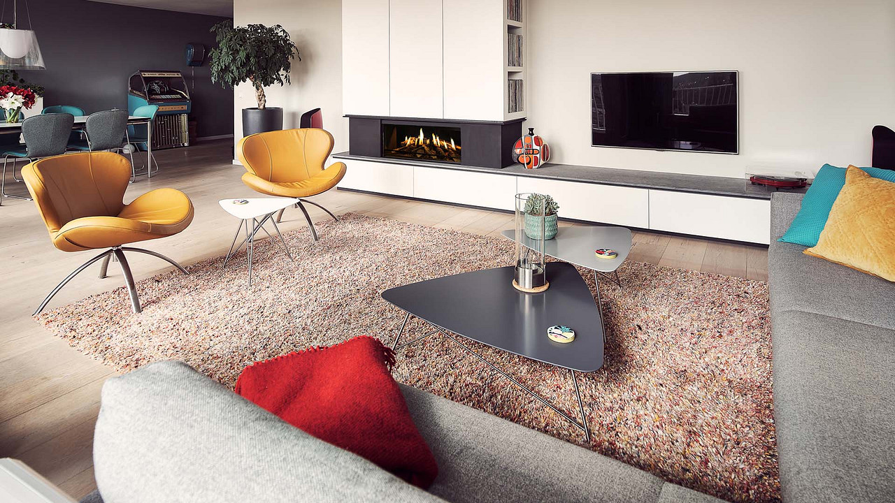 Realistische haard met warmte Kalfire E One