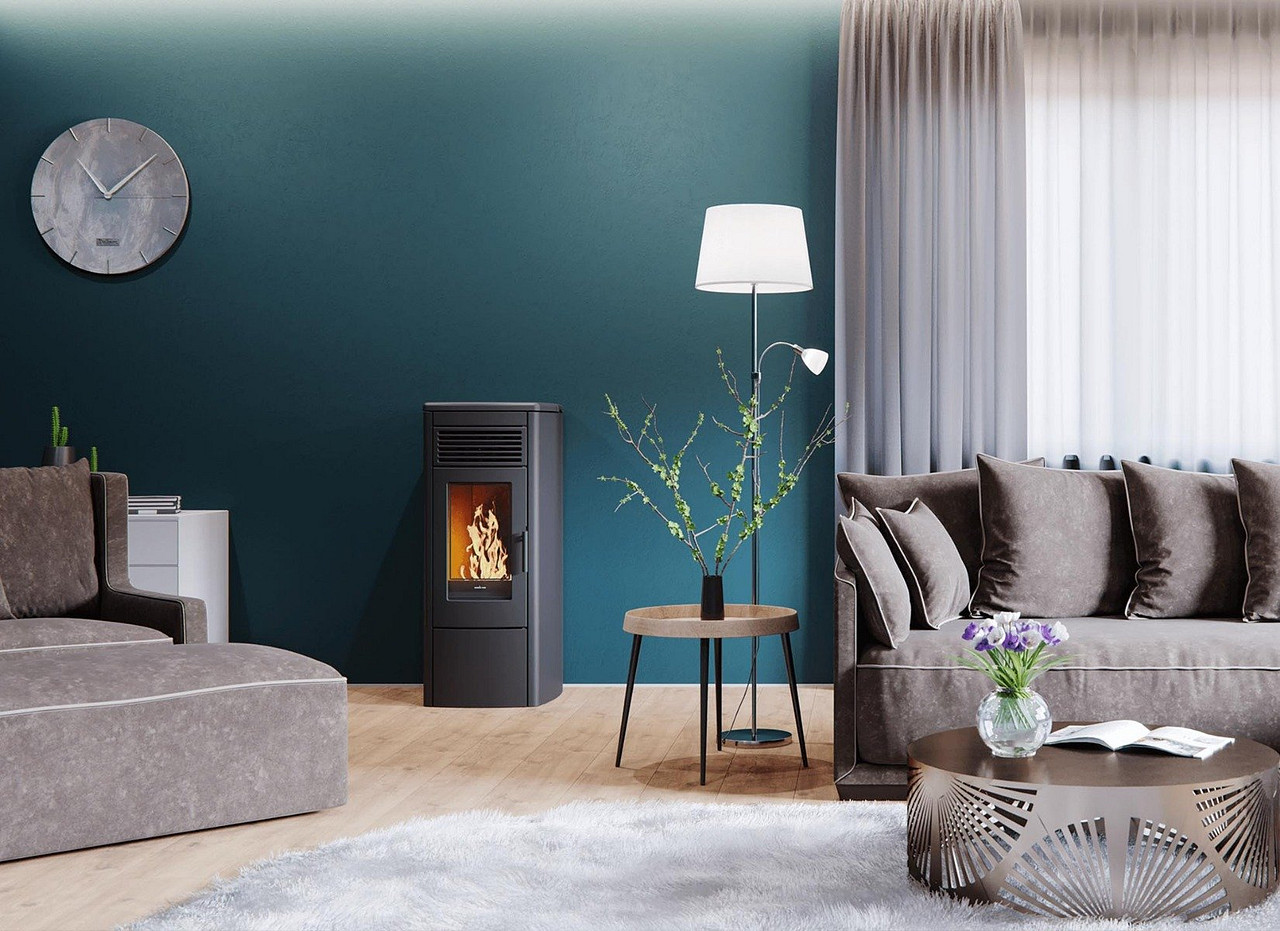 Moderne pelletkachel