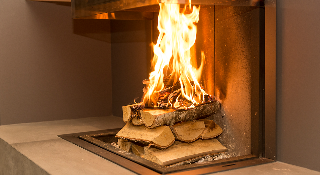 Stook via de Zwitserse stookmethode.