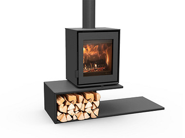 Dik Geurts Modivar 5 Floating Plateau EA Houtkachel