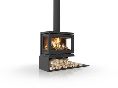 Dik Geurts Vidar Triple Medium Floating Plateau Houtkachel