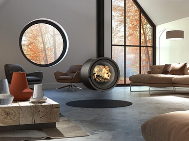 Dik Geurts Odin Tunnel Fixed Houtkachel