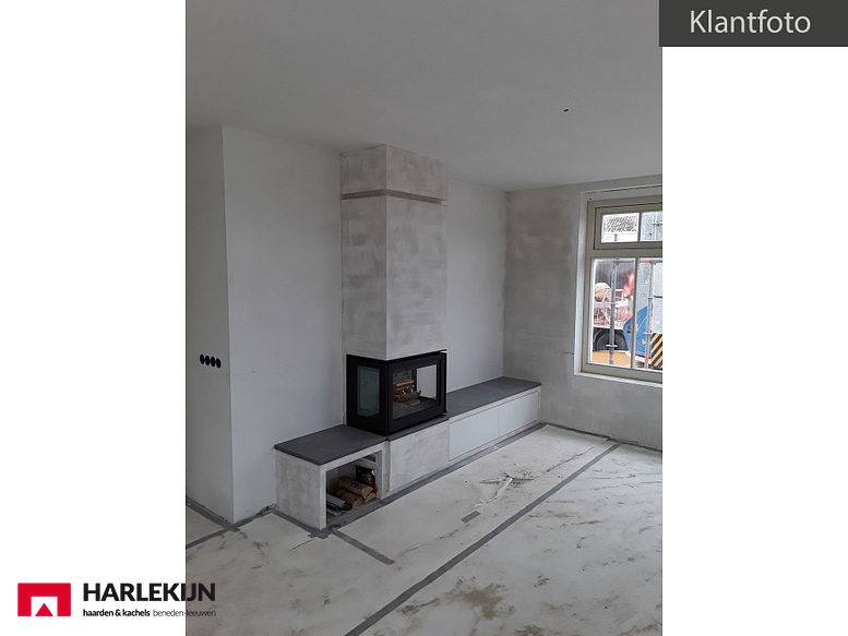 Barbas Unilux 270 Three Sided Houtkachel