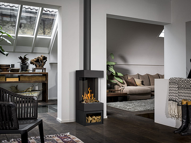 Bellfires Box Gas Panorama 45/59 Gashaard