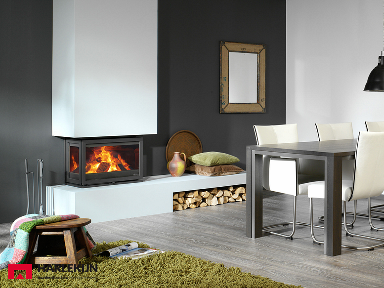 Dik Geurts Instyle Triple Low Houtkachel