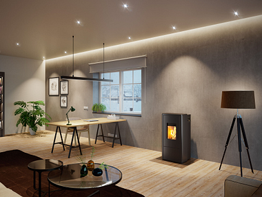 Rika Livo showroommodel Pelletkachel