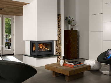 Barbas Unilux 265 Left/Right Houtkachel