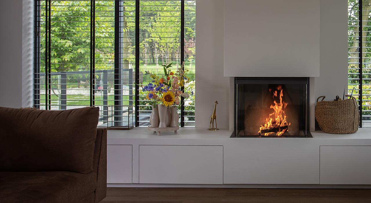 Huis verwarmen zonder gas, maar met een houtkachel