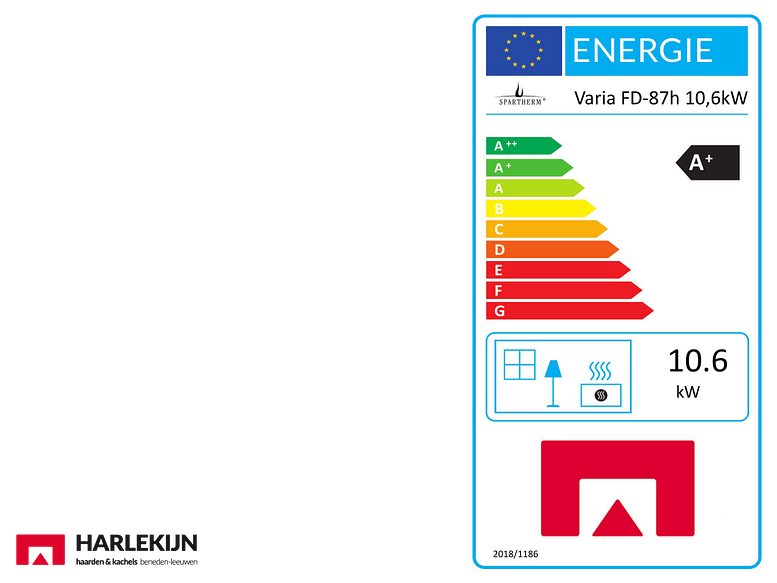 Spartherm Linear tunnel 87x50 Houtkachel