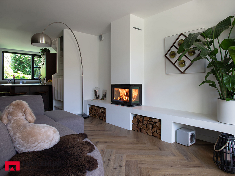Dik Geurts Instyle Triple Low Houtkachel