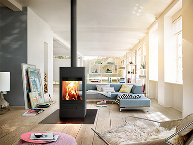Skantherm Elements 603 tunnel Houtkachel